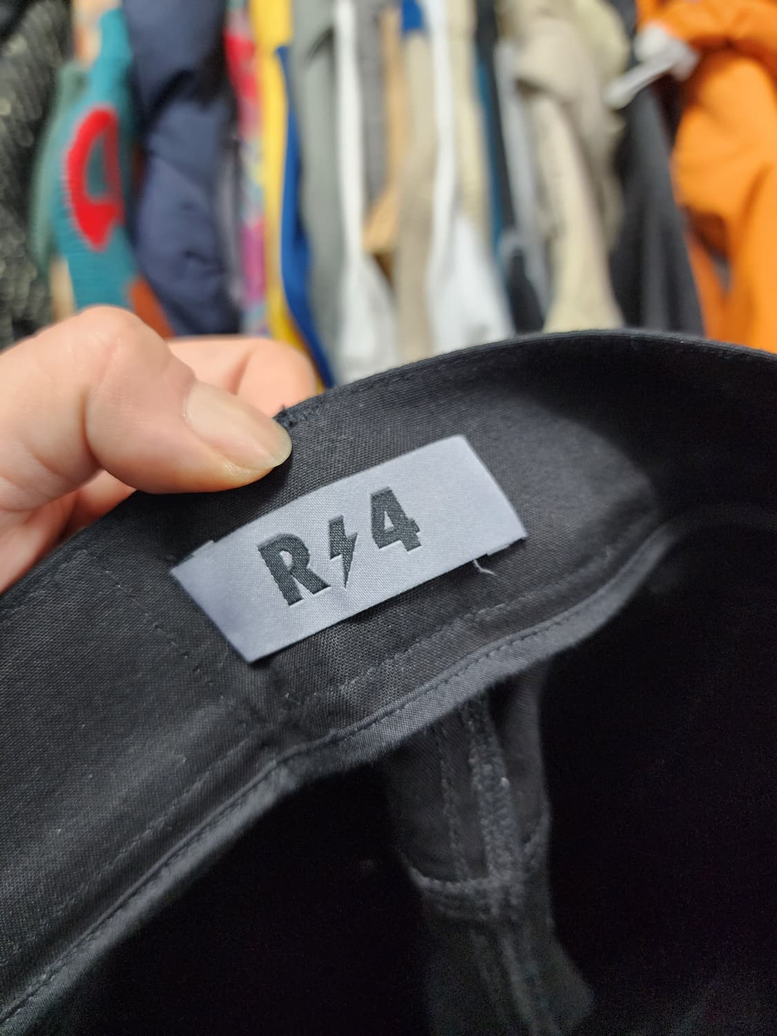 R4 SEOUL ykk지퍼 디테일 블랙 팬츠 상품이미지8