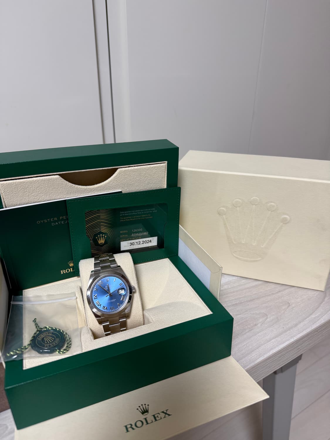 [판매] 롤렉스 데이저스트 41mm 126300 청 판로만 - 24년 상품이미지1