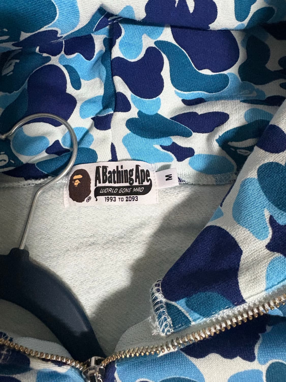 베이프 abc 카모 청계 후드집업 판매합니다:) 상품이미지2