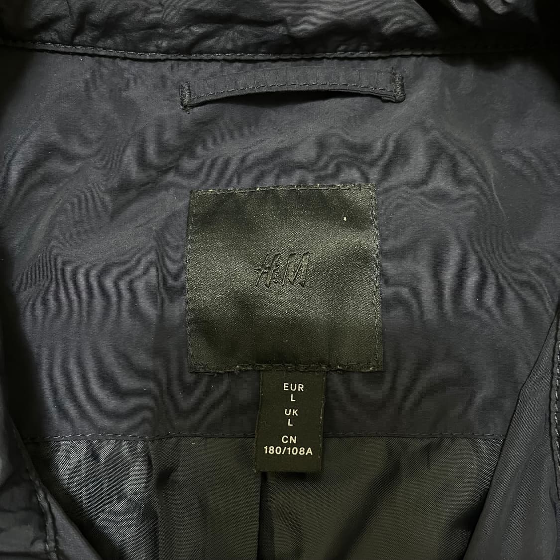 에이치앤엠 남성 스탠다드 바람막이 자켓 L(100) 상품이미지3