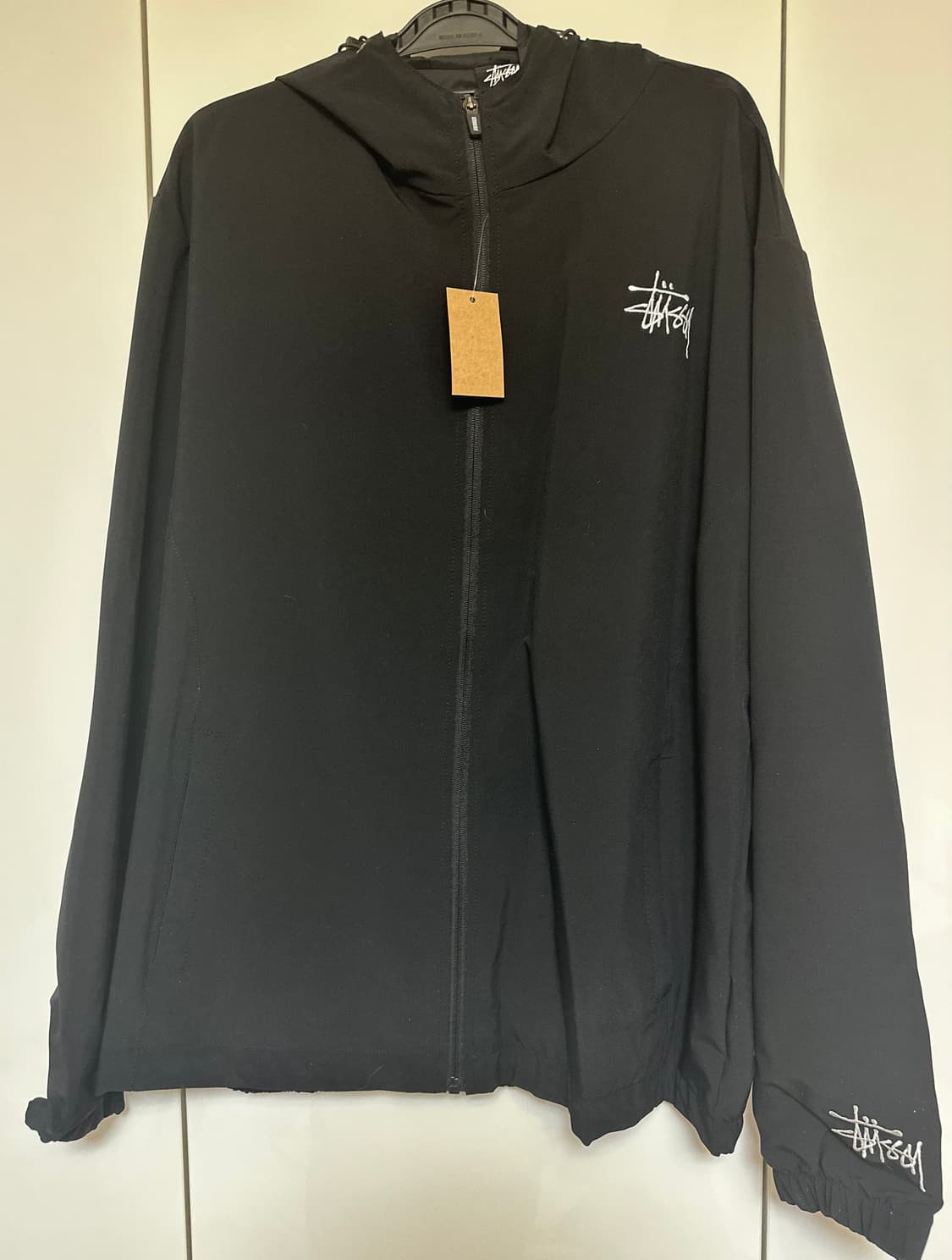 스투시 올자수블랙 후드 집업 자켓 바지세트 상품이미지1