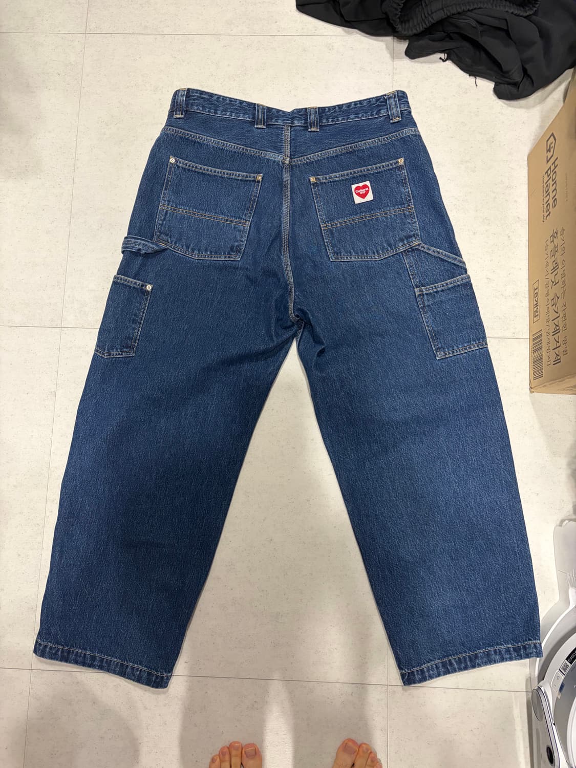 (1시간 착용)칼하트 내쉬 더블니 L사이즈 팔아여 상품이미지3