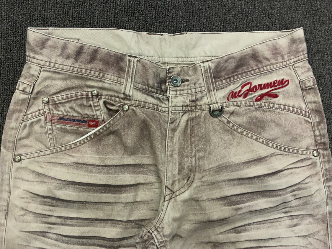 46)NICOLE CLUB FOR MEN 빈티지 자수 데님팬츠 상품이미지5