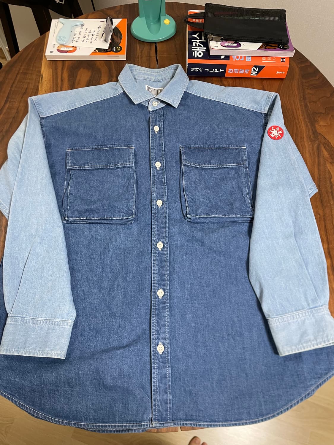 (L) 카브엠트 데님 셔츠 C.E. cav empt 상품이미지1