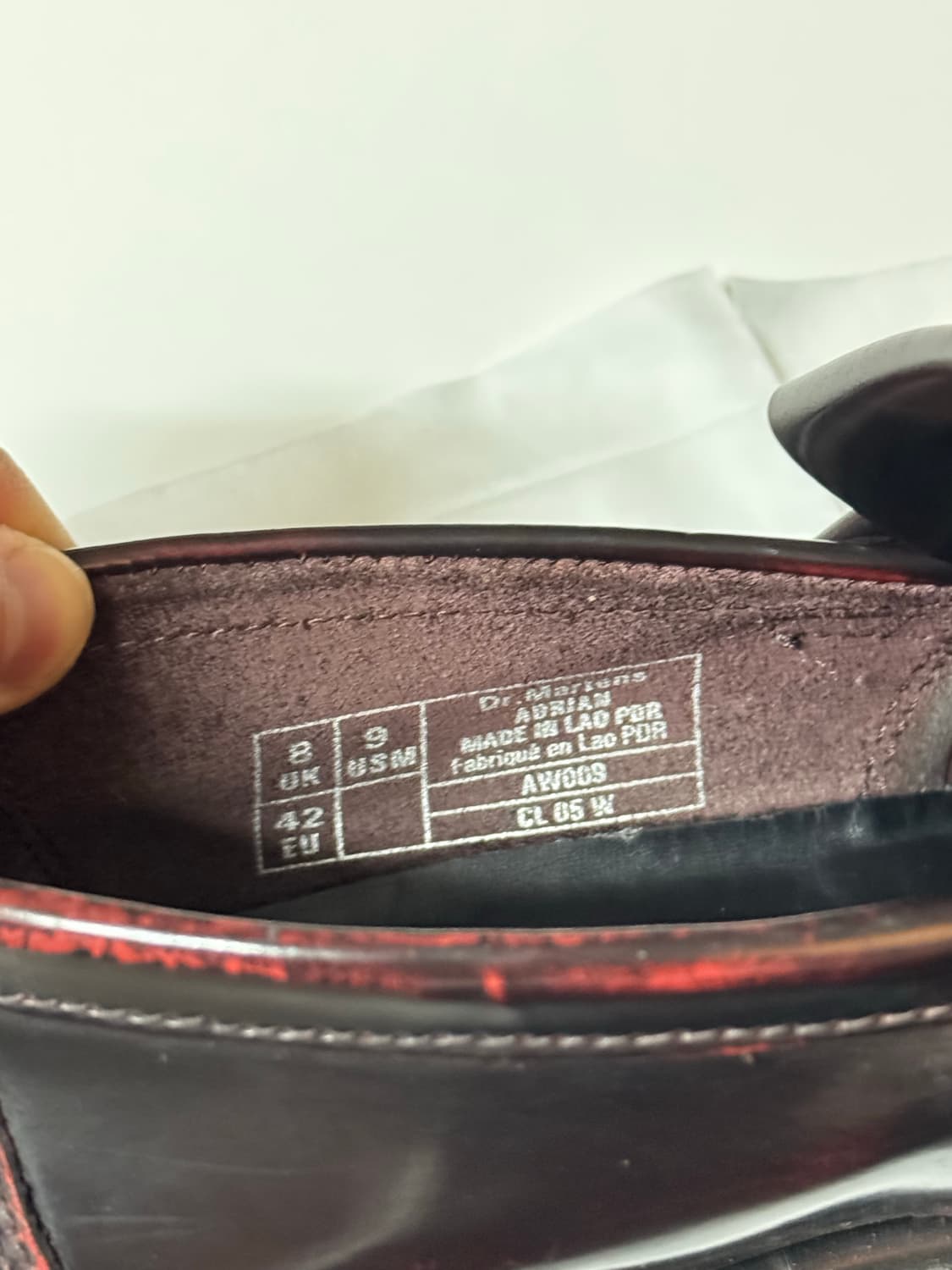 닥터마틴 아드리안 버건디 270 상품이미지6