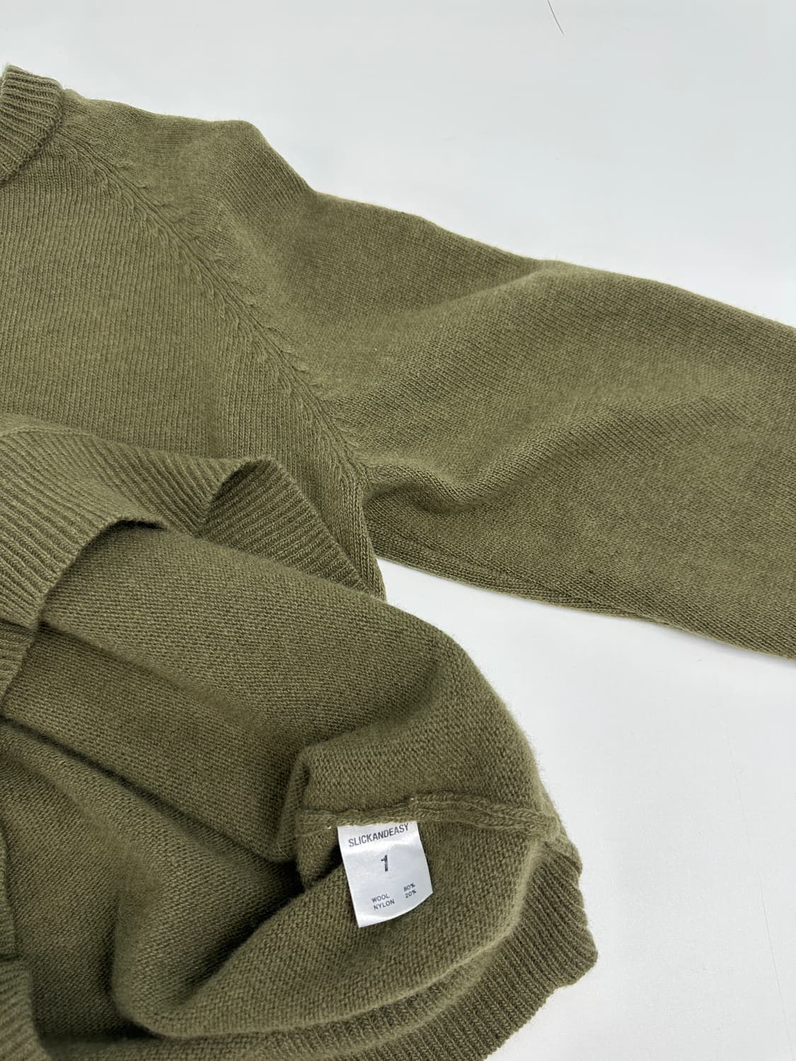 슬릭앤이지 봉니트 카키( 1) 상품이미지4