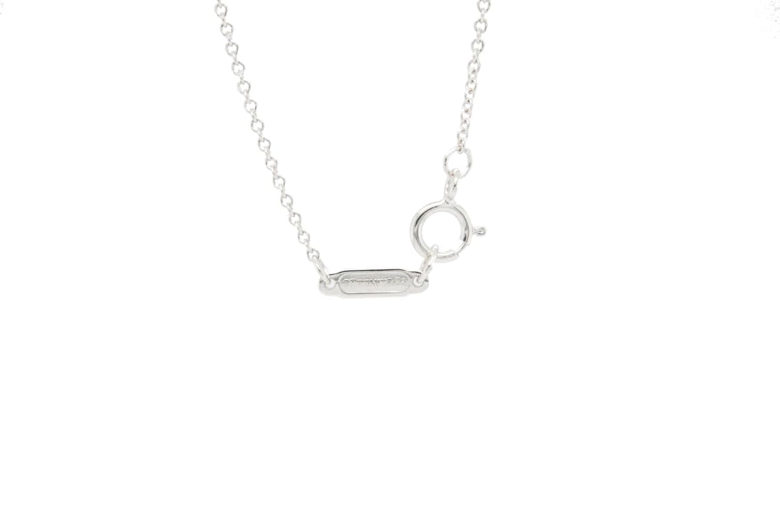 티파니앤코 메트로하트 18P 천연 다이아 18K 화이트골드 펜던트 목걸이 상품이미지6