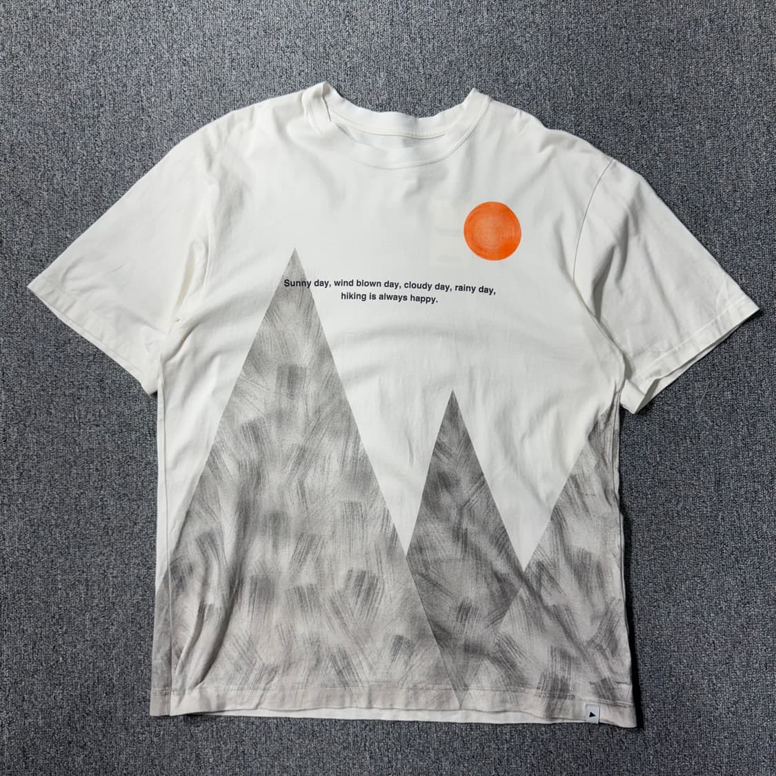 and wander 티셔츠 화이트 ( 105/OLD-7612 ) 상품이미지1