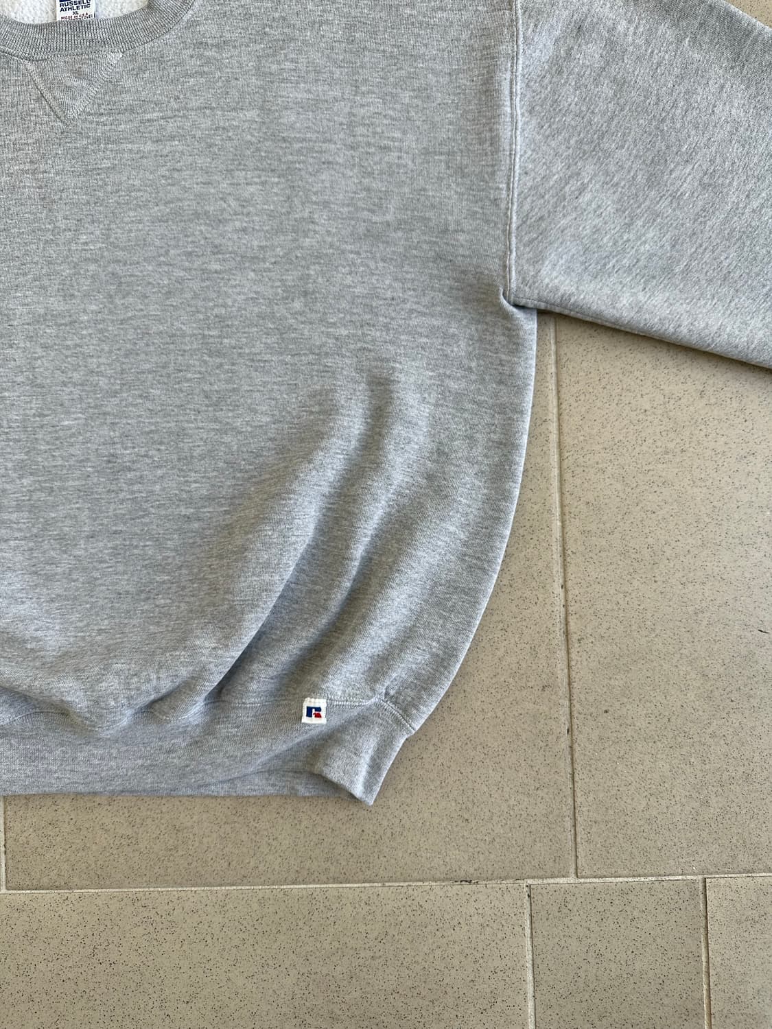 90s 빈티지 러셀 스웻셔츠 그레이 XL USA 상품이미지3