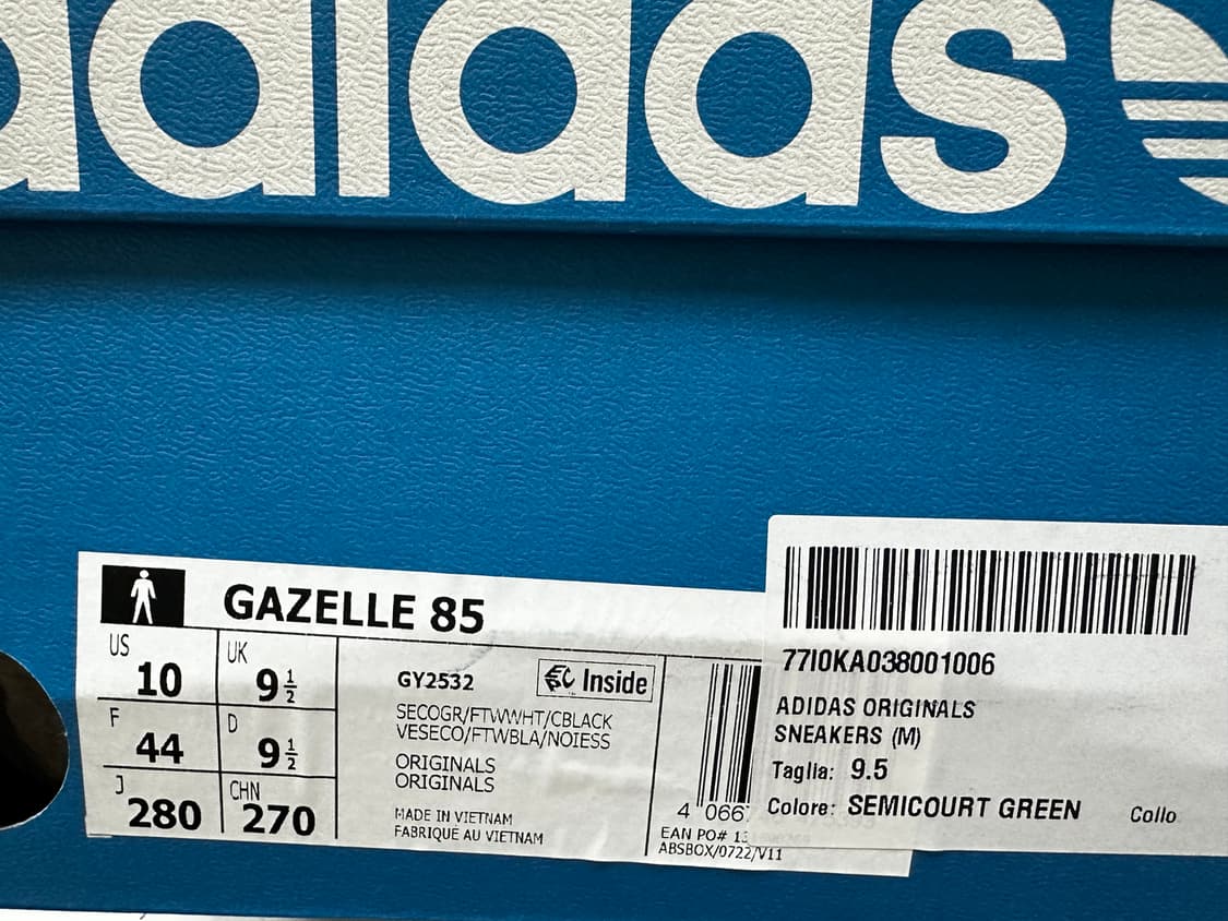 [280] 아디다스 가젤 85 세미코트 그린 상품이미지2