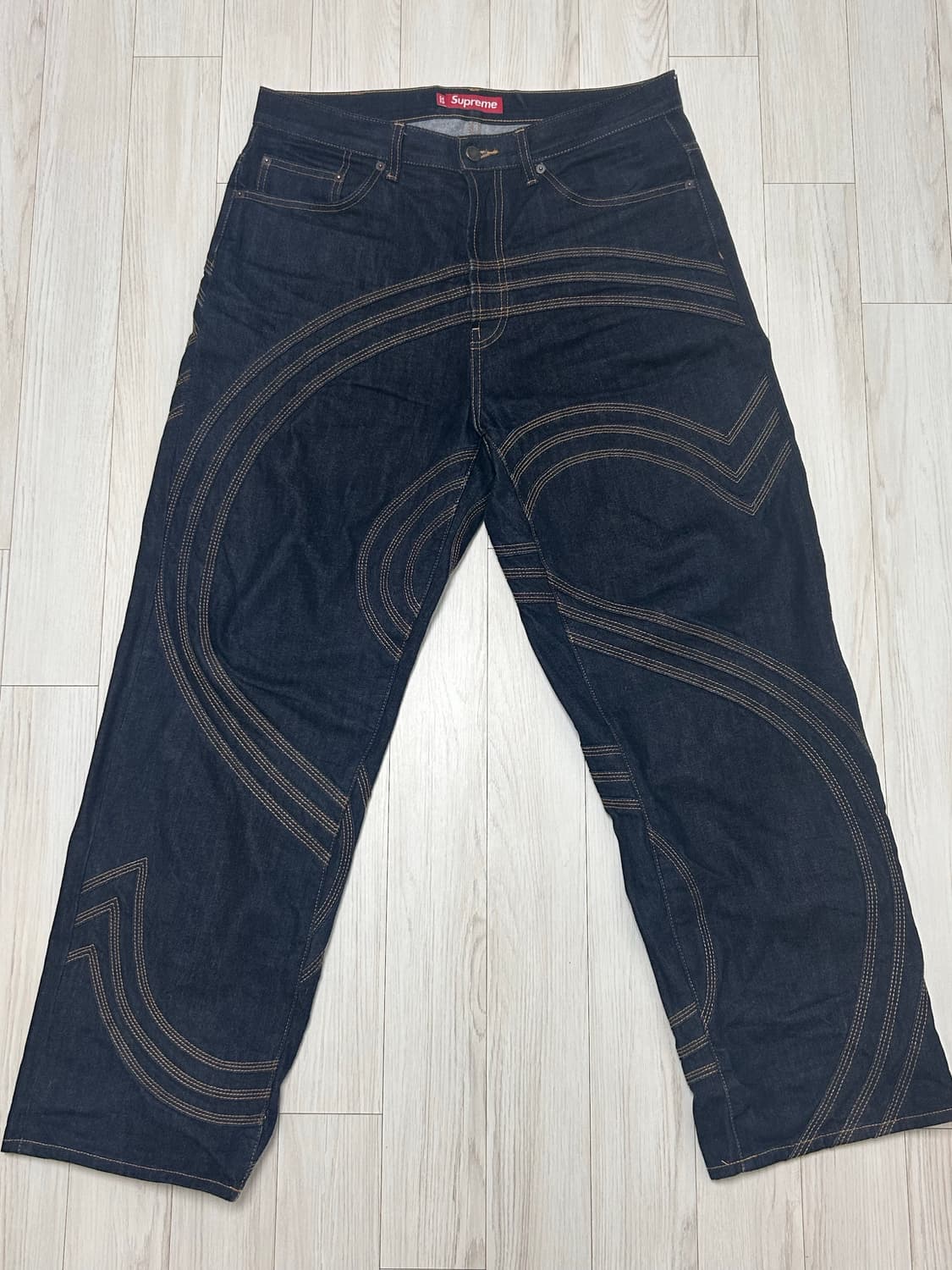 슈프림 S로고 리지드 배기진 32 상품이미지1