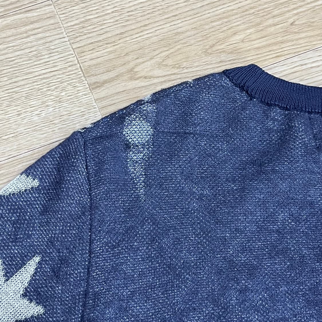 마뗑킴 밀키웨이 니트 네이비 상품이미지2