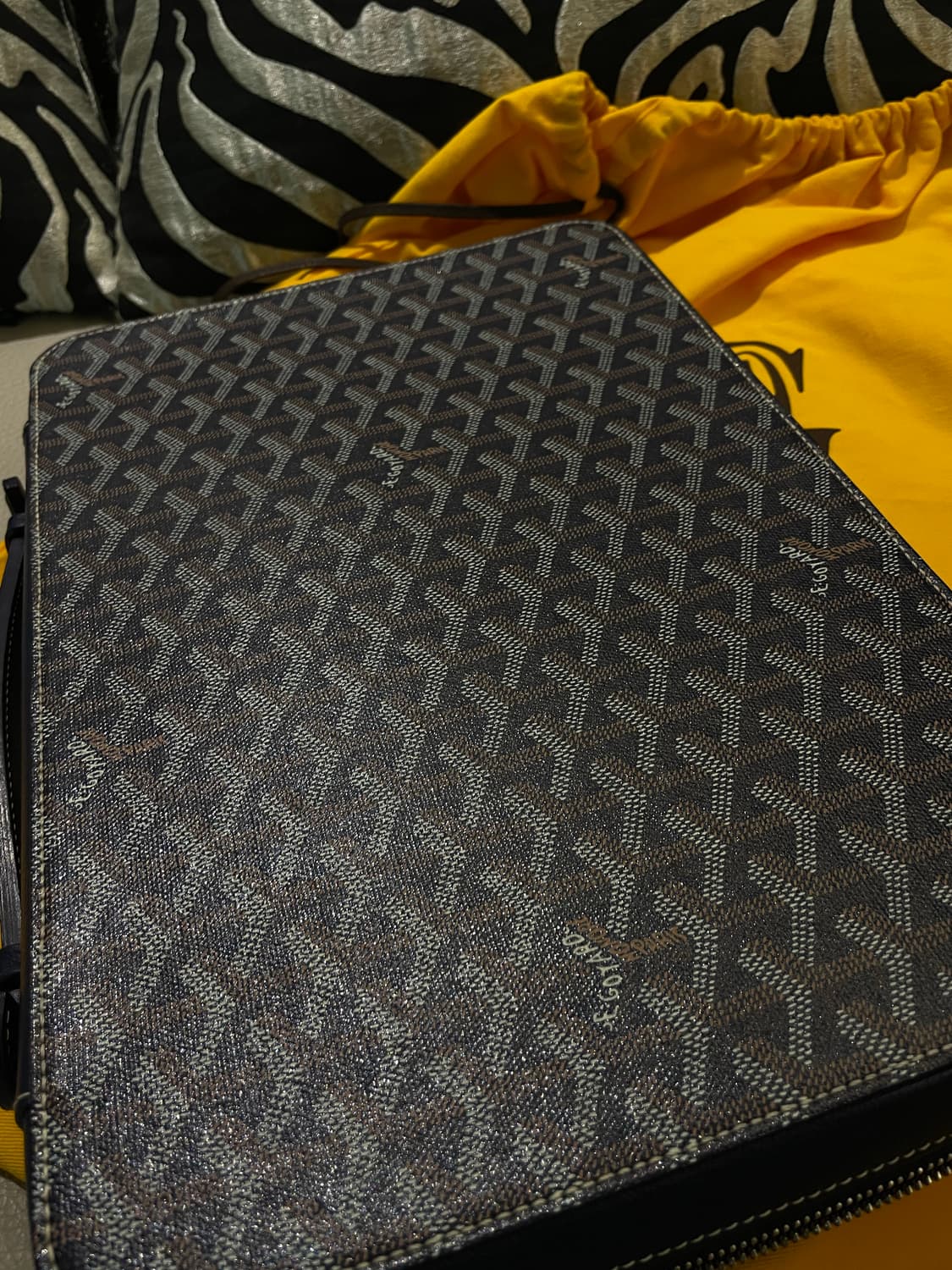 고야드 콤파뇽 유니버셜 서류가방 스페셜 네이비 상품이미지4