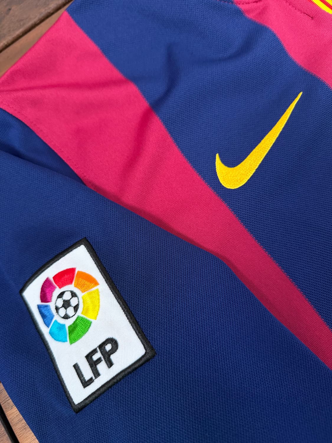 14-15 바르셀로나 홈 긴팔 새제품 상품이미지6