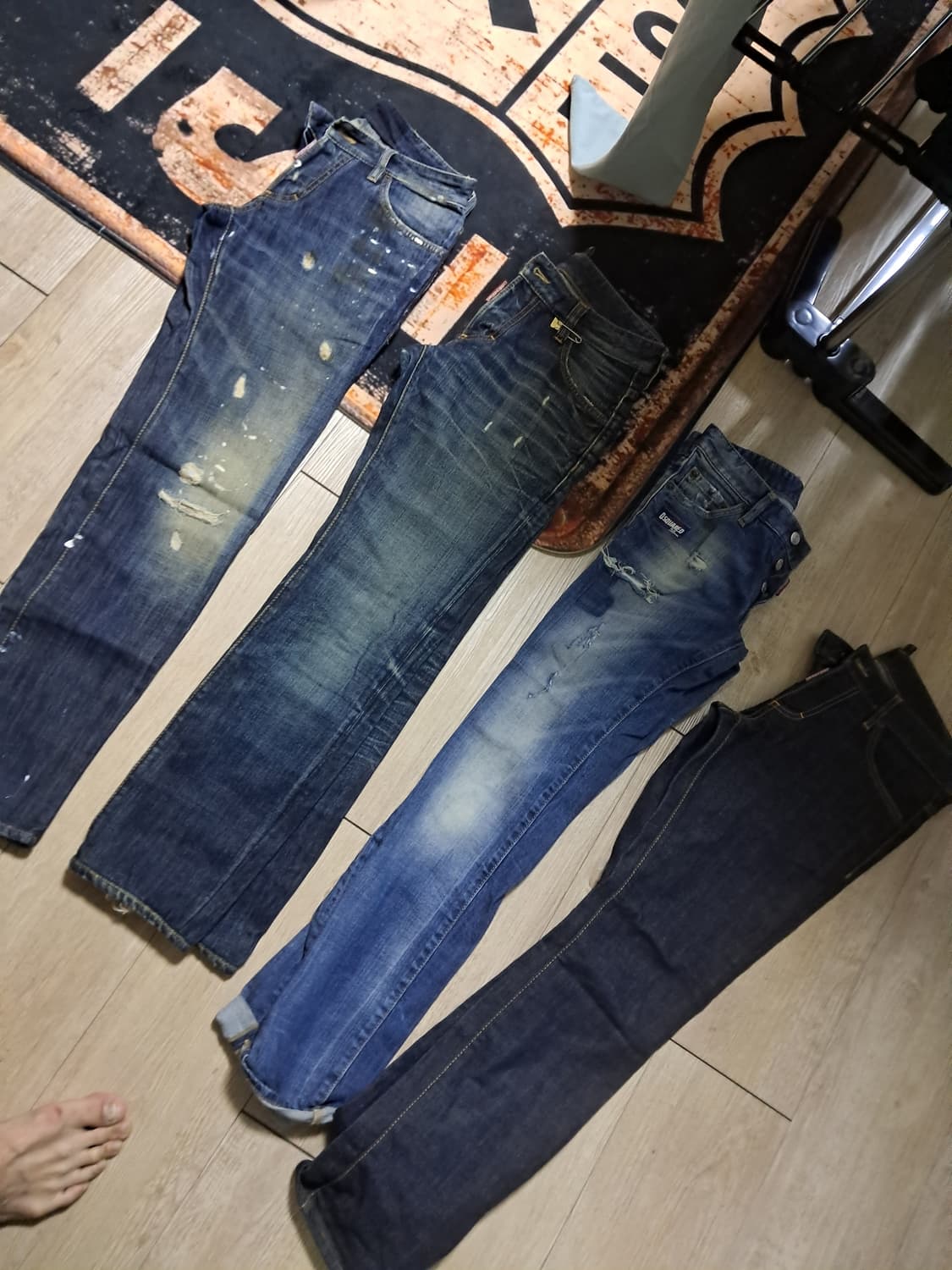 디스퀘어드 청바지4장 일괄 상품이미지1