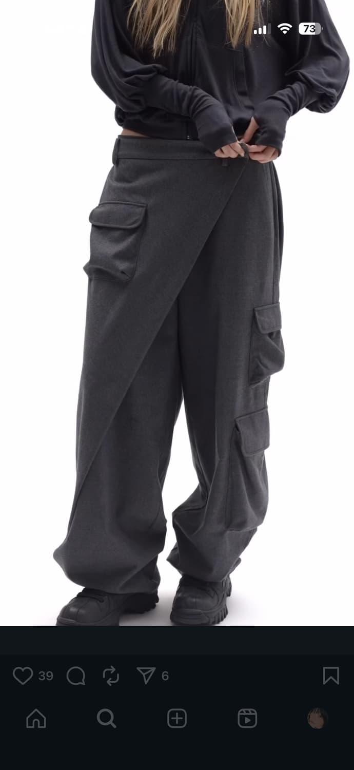 WETTAG WRAP CARGO PANTS 웻태그 바지  상품이미지1