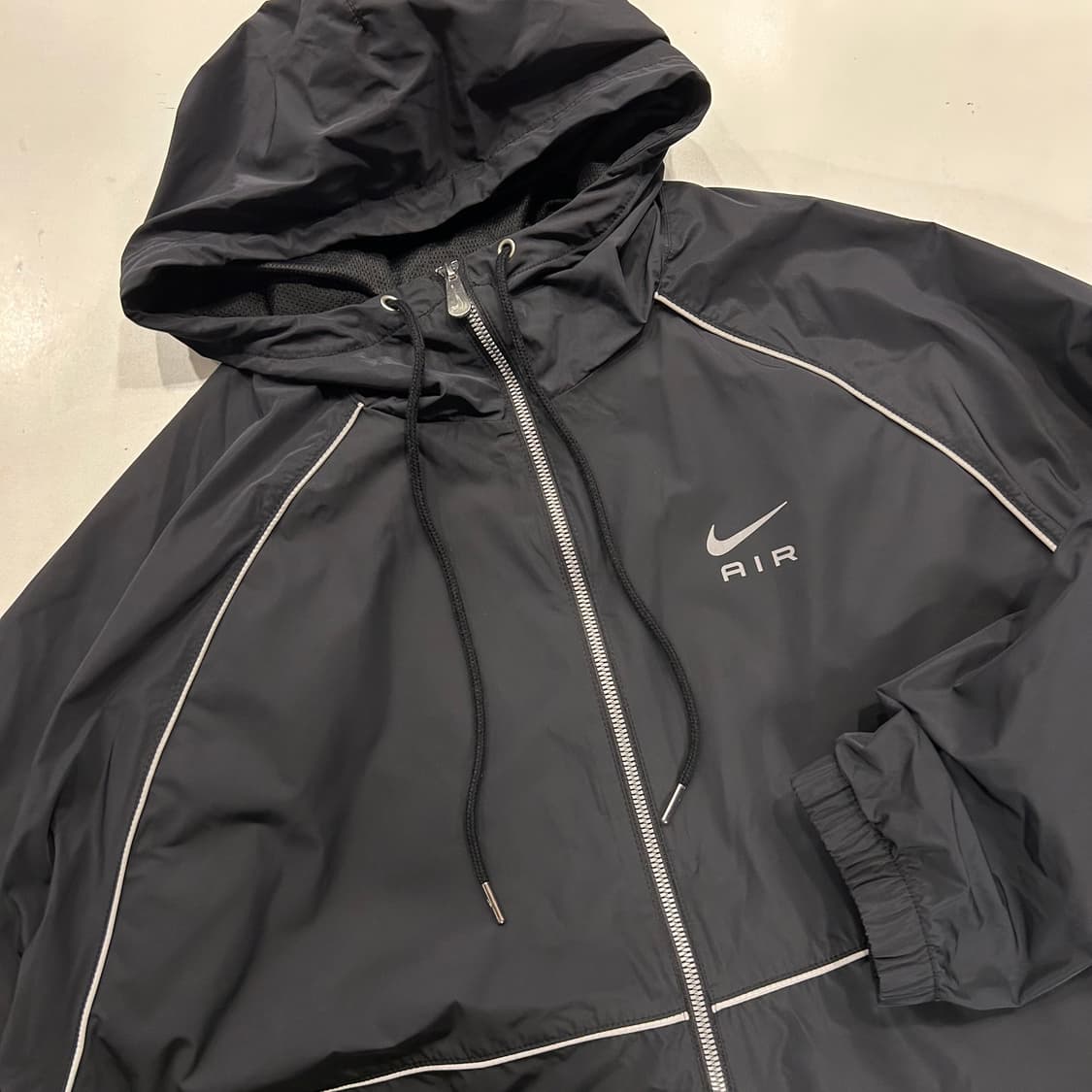 [XL] 나이키 AIR 스카치 블랙 바람막이 후드 자켓 A701 상품이미지4