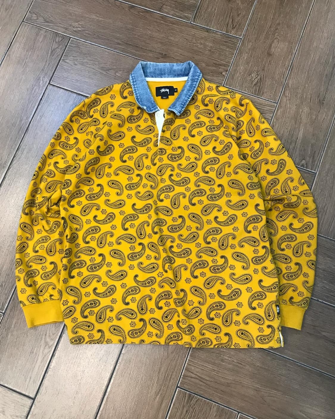 Stussy Paisley Pattern Rugby T-shirt   상품이미지6