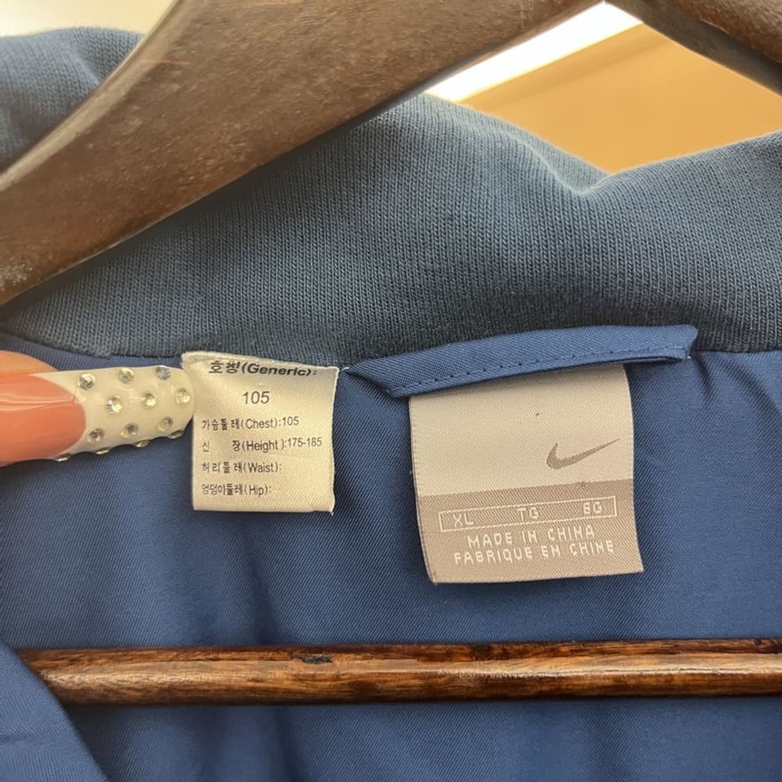 나이키 올드스쿨 레트로 00's 바람막이 자켓 XL C10223 상품이미지5