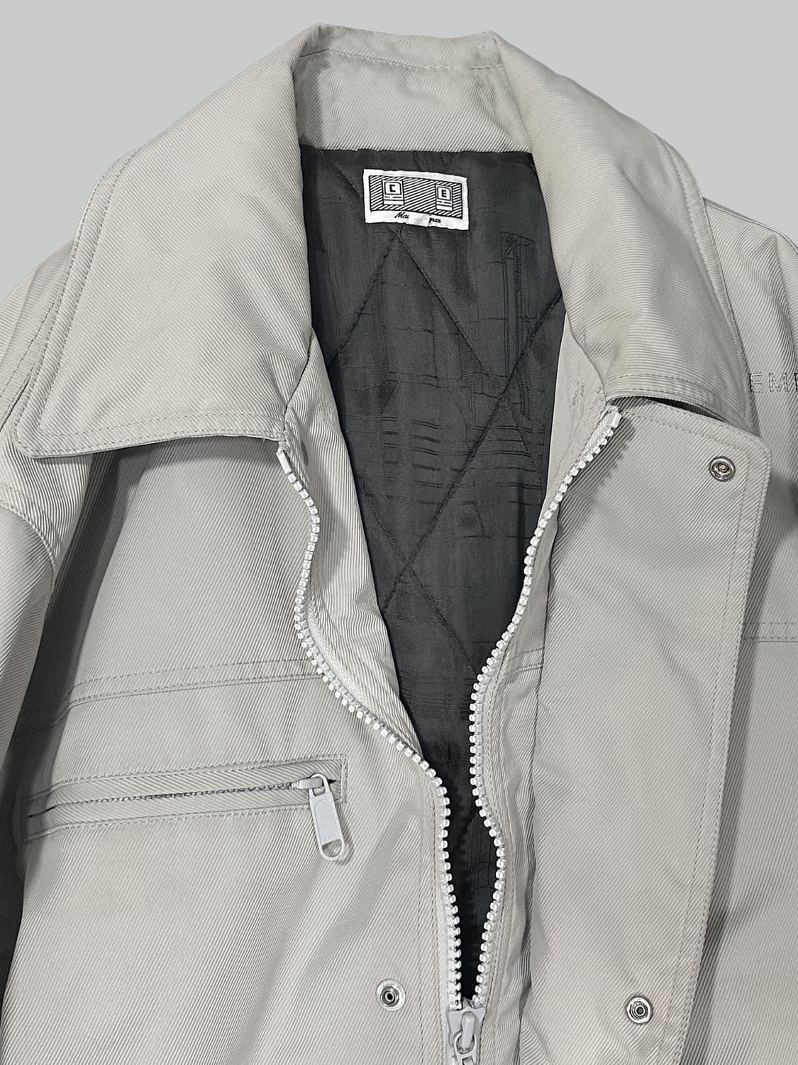 카브엠트 퀼팅 파카 라이트 그레이 상품이미지2