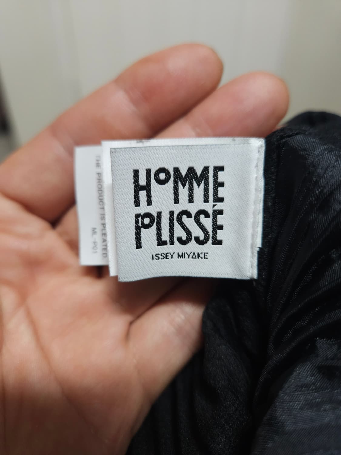 이세이 미야케 옴므플리세 루즈핏 팬츠 블랙 1 사이즈 상품이미지4