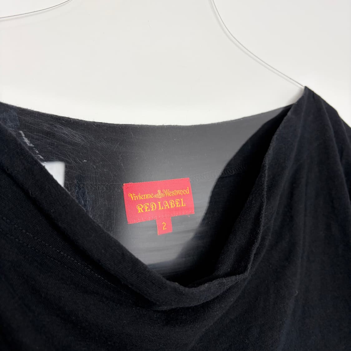 비비안웨스트우드 오브 비대칭 반팔 티셔츠 상품이미지2