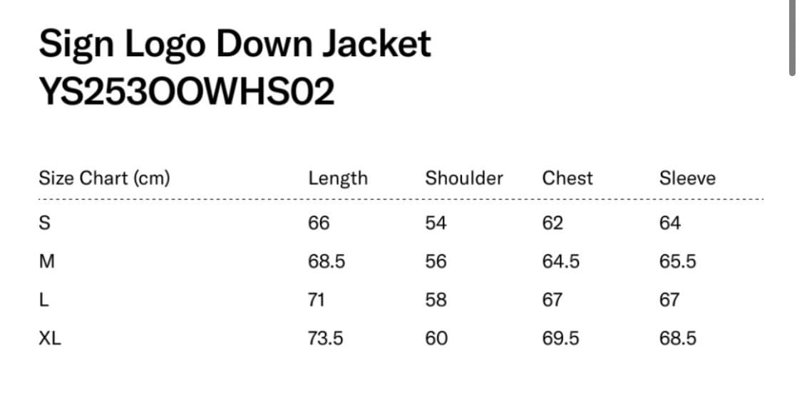 예스아이씨 로고 사인 패딩 블랙 상품이미지3