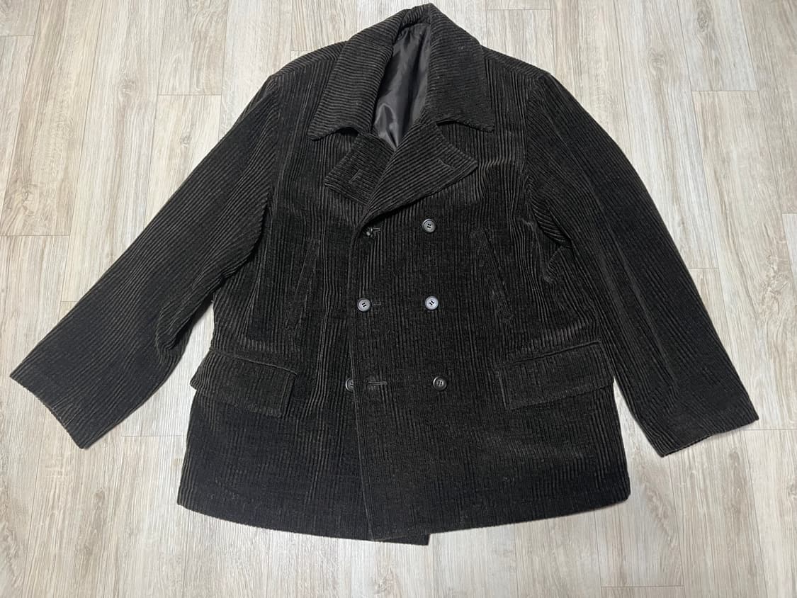 빈티지 코듀로이 더블코트 자켓 100 상품이미지2