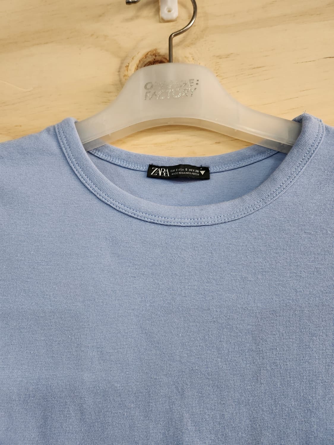 451) 자라 ZARA 크롭 반팔티 상품이미지4