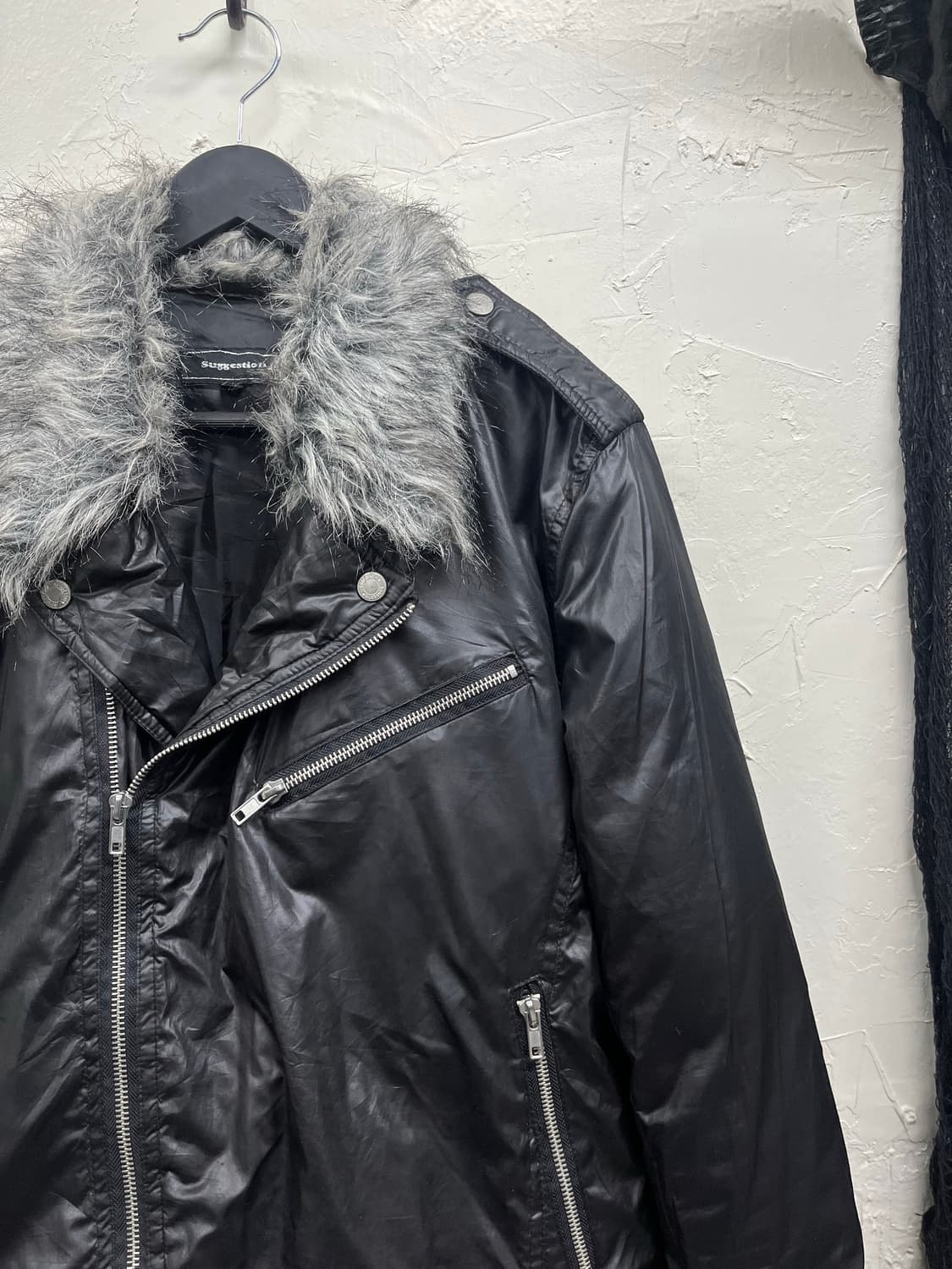 Suggestion trimming fur nylon rider jack 상품이미지4
