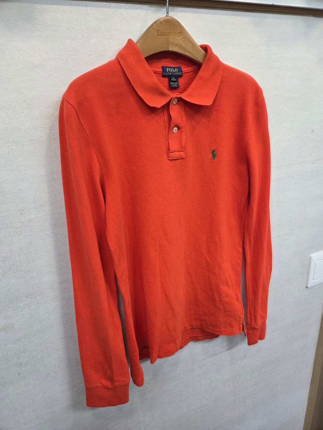 폴로랄프로렌 주니어 카라긴팔 오렌지 18 20 성인 s 상품이미지6