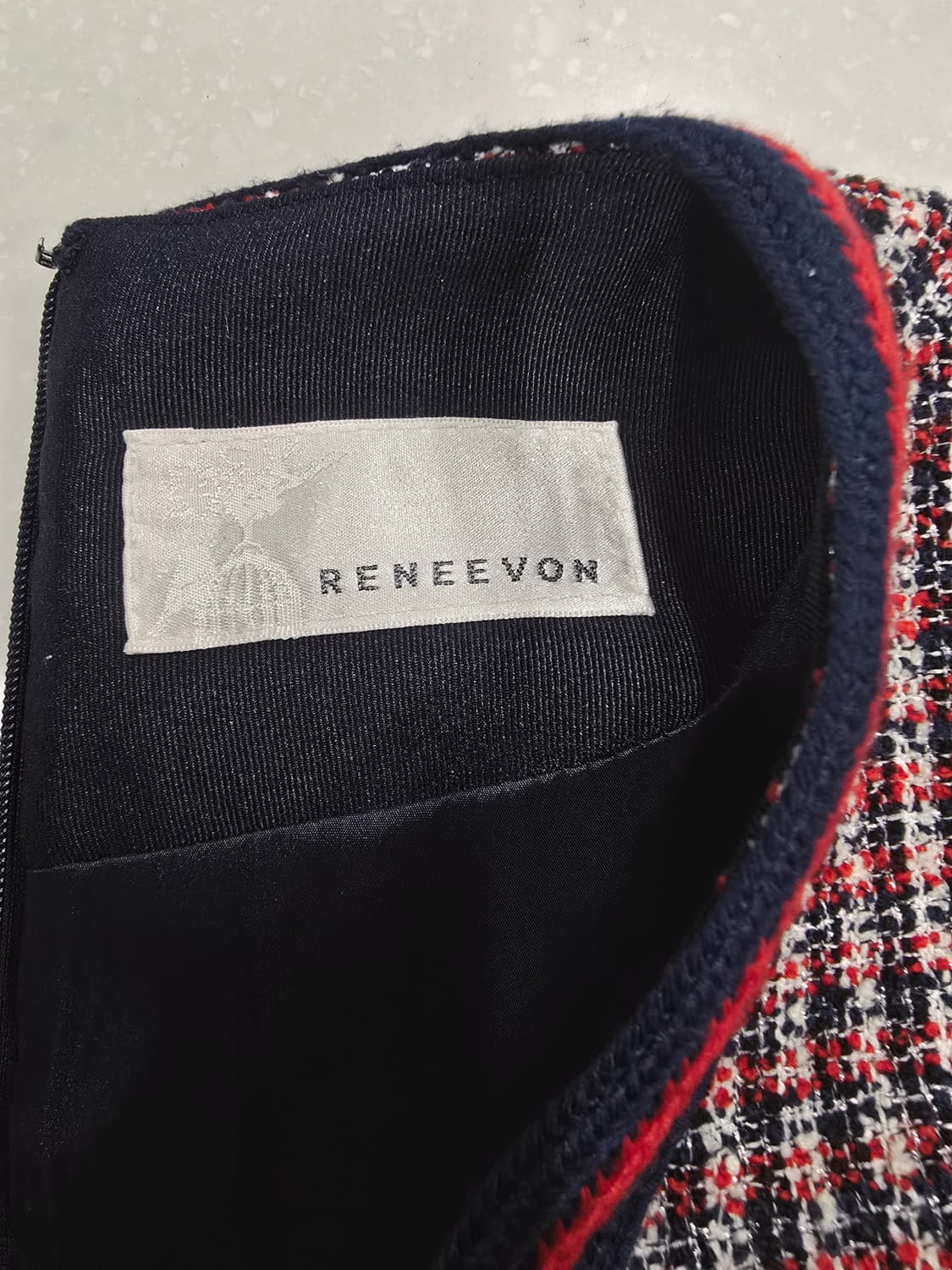 레니본 트위드 원피스  포켓 포인트 상품이미지8