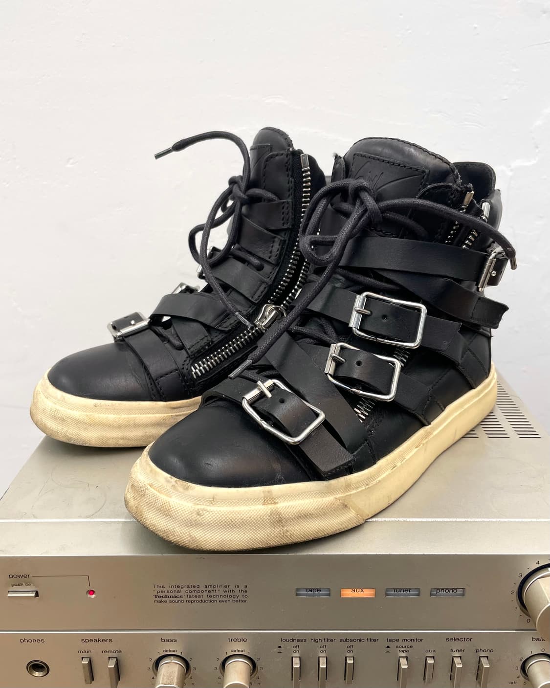 [235] 쥬세페자노티 레더 하이 스니커즈 상품이미지3