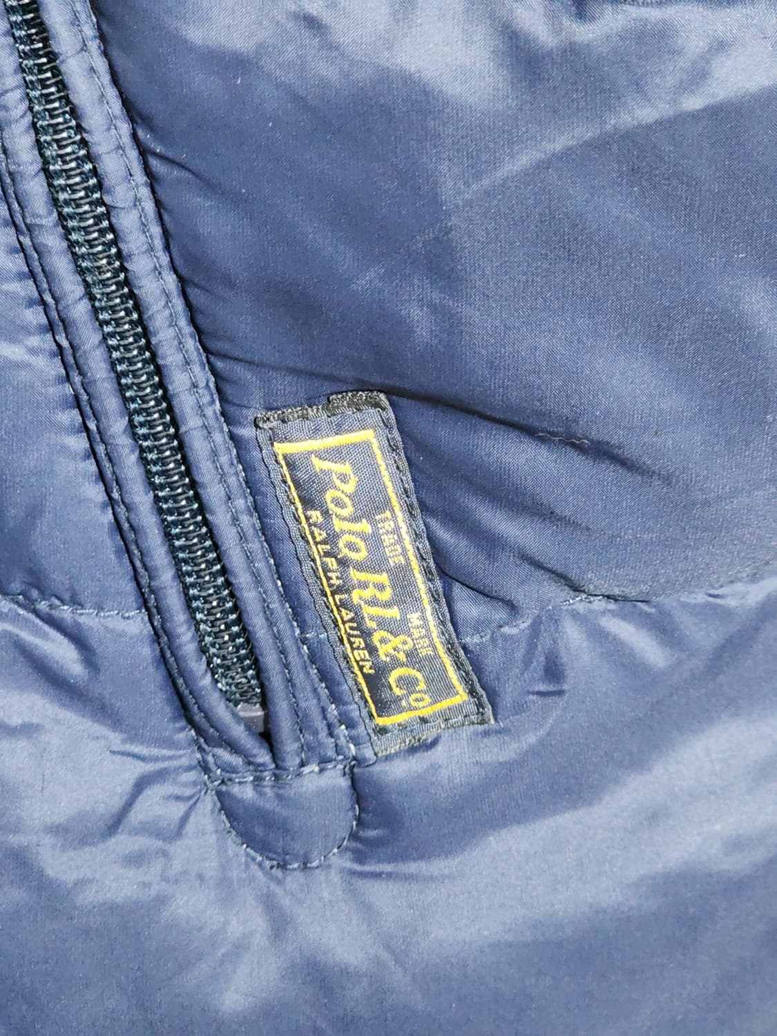 (XL) 랄프로렌 폴로 패딩점퍼 네이비 다운자켓  상품이미지4