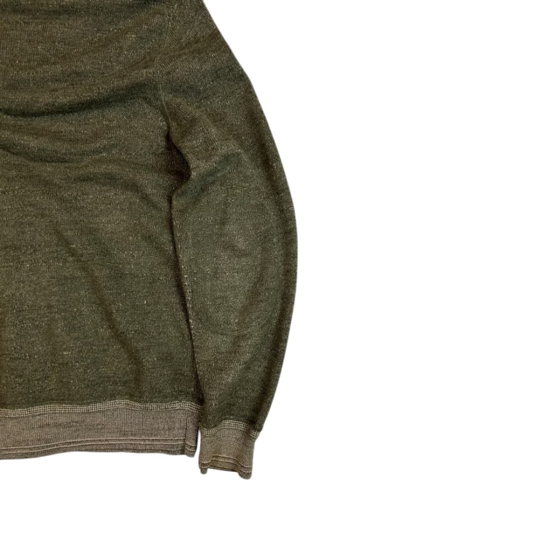 (M-L) 폴로 랄프로렌 카키 코튼 숄칼라 가디건 TK-016 상품이미지4