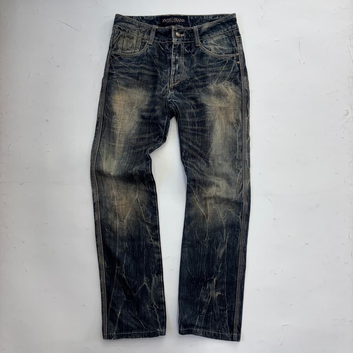 에비수(EVISU) 유니크 에디션 독수리 자수 데님 상품이미지2