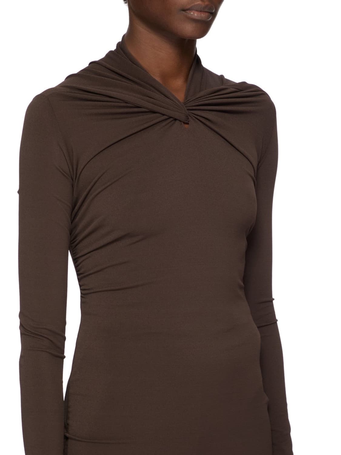 [40,44]릭오웬스 CONCORDIANS 드레이프 탑/브라운 상품이미지2