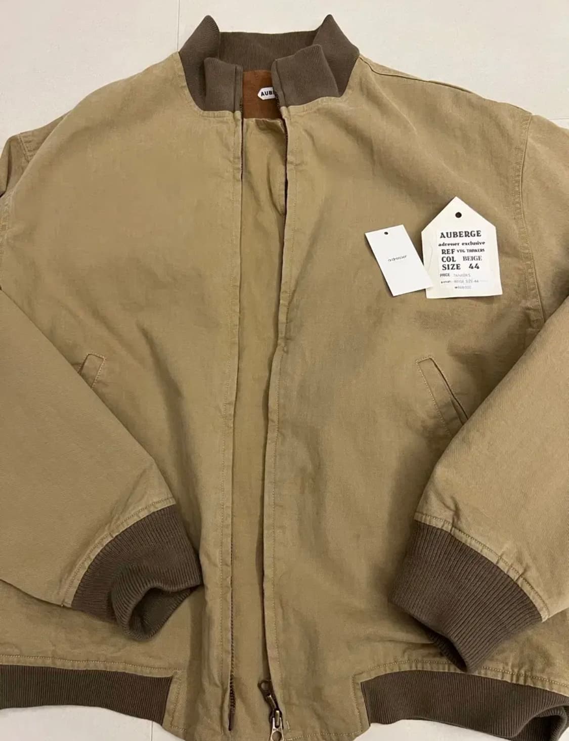 오베르쥬 어드레서 별주 탱커 자켓 44사이즈 상품이미지2