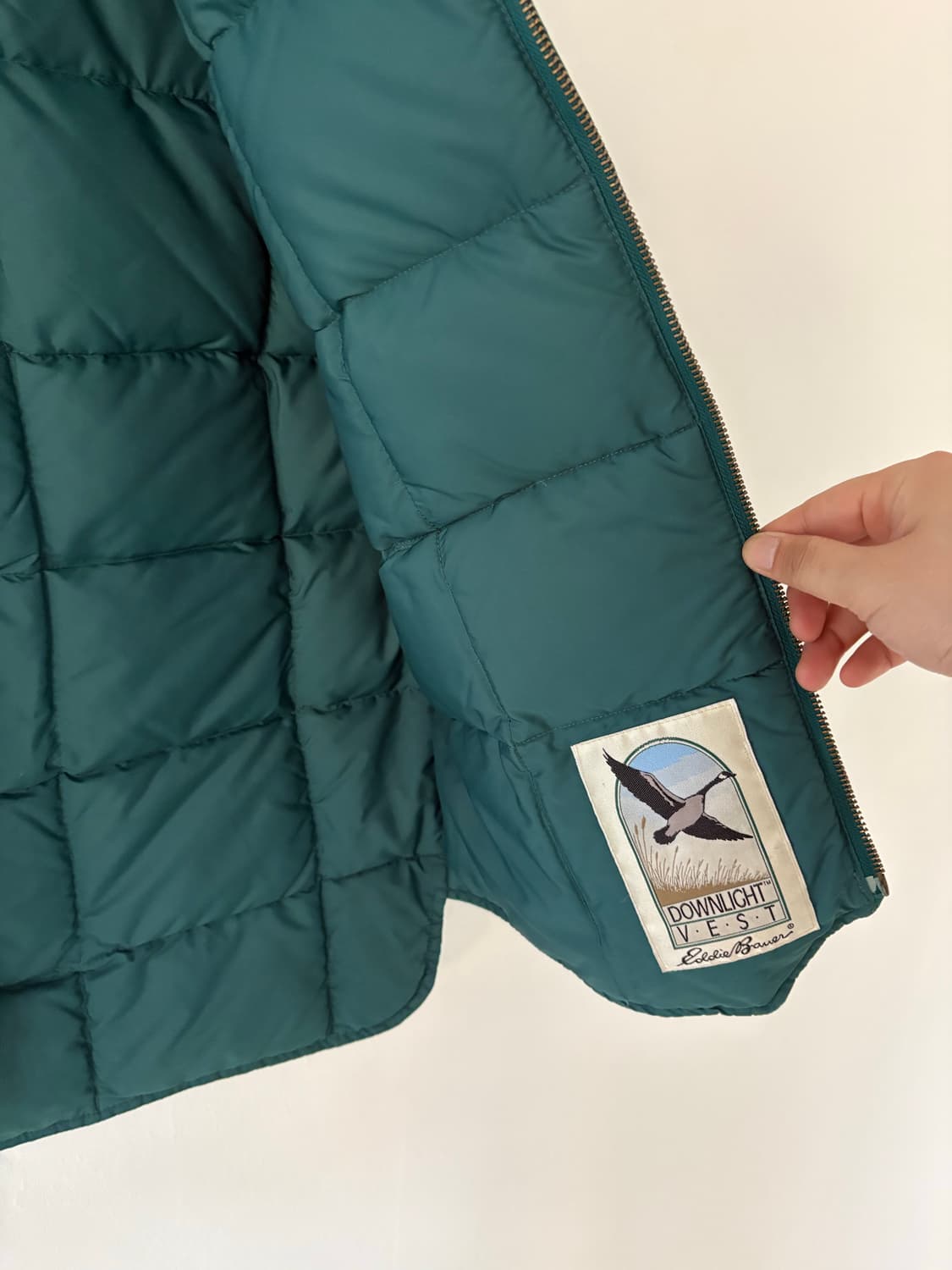 90's Eddie Bauer Puffer Goose Down Vest 상품이미지5