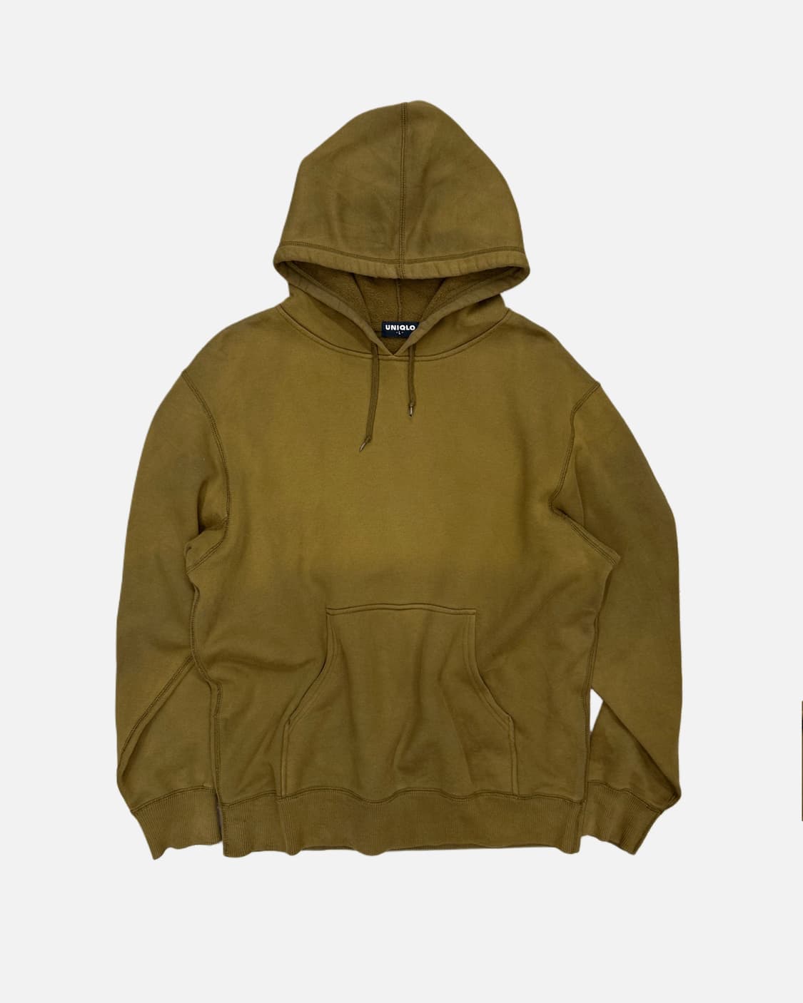 vintage uniqlo fade khaki hood t 상품이미지1