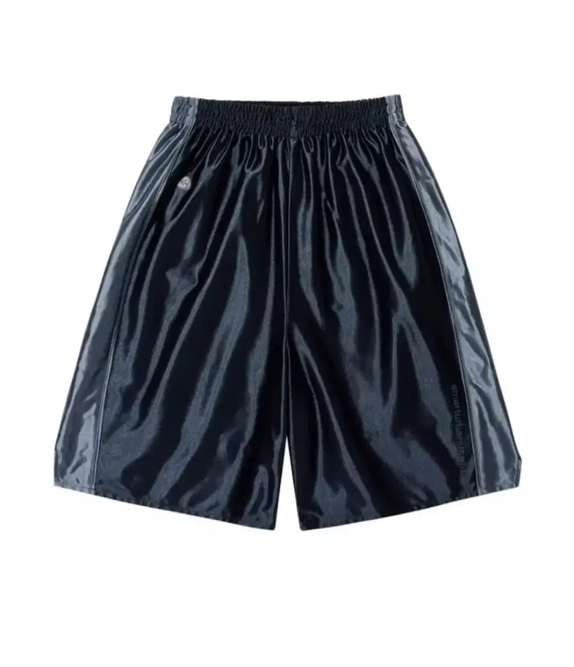 [해린 착용] SHINING TRIKOT SHORTS BLACK 상품이미지2