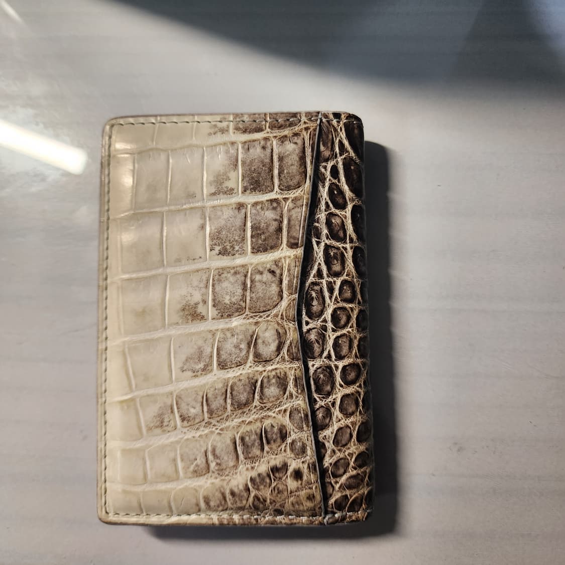 인치노토 악어 지갑(외피 악어가죽/내피 소가죽) 상품이미지4