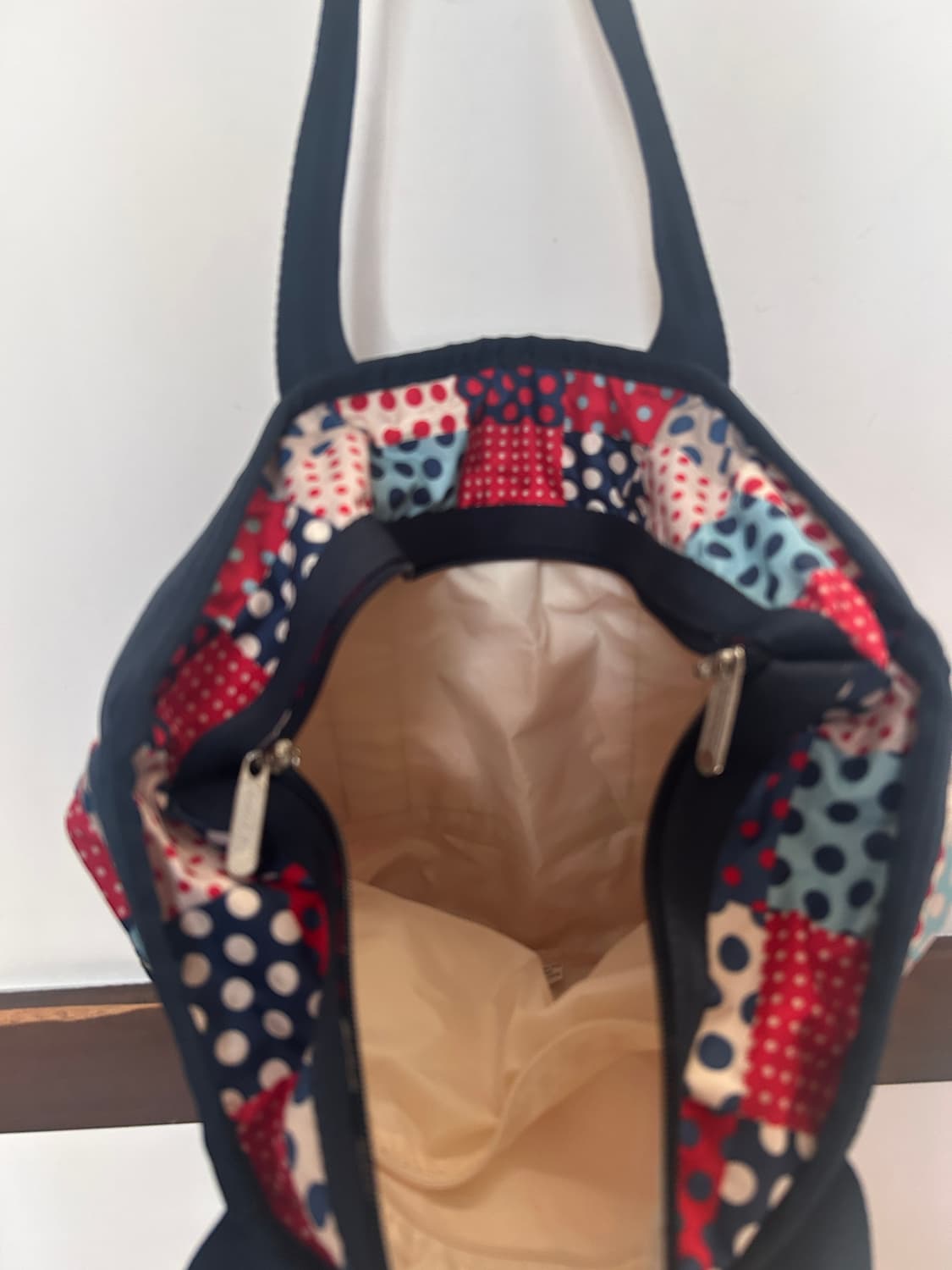 레스포삭 땡땡이 토트백  상품이미지6