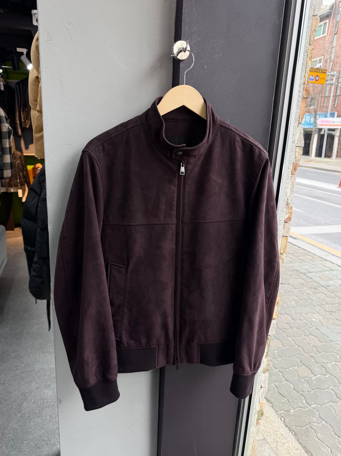 48/ 알레그리 에코 스웨이드 자켓 상품이미지4