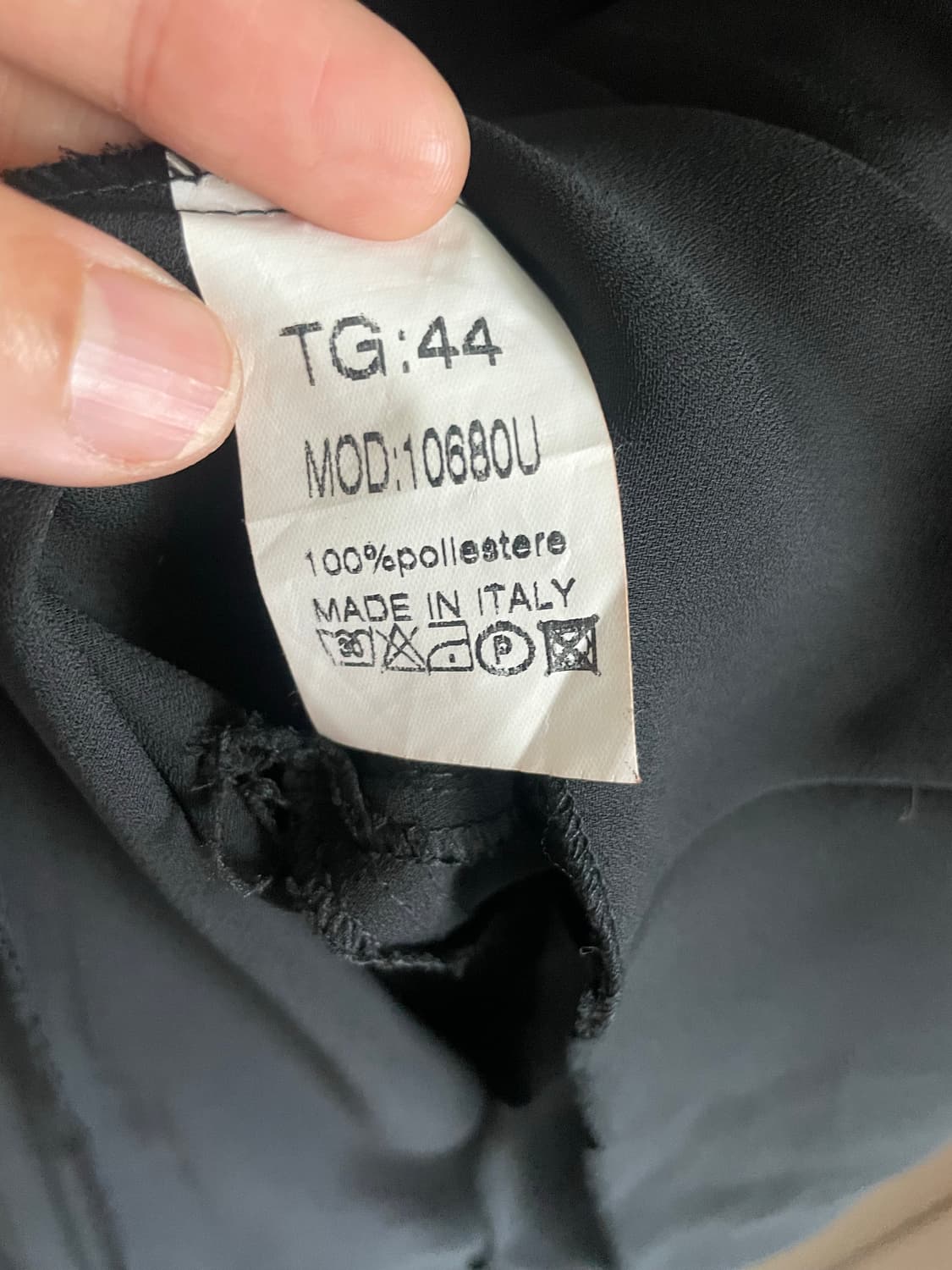 Made in Italy 블랙 비즈 페어리 머메이드 롱 원피스 상품이미지3