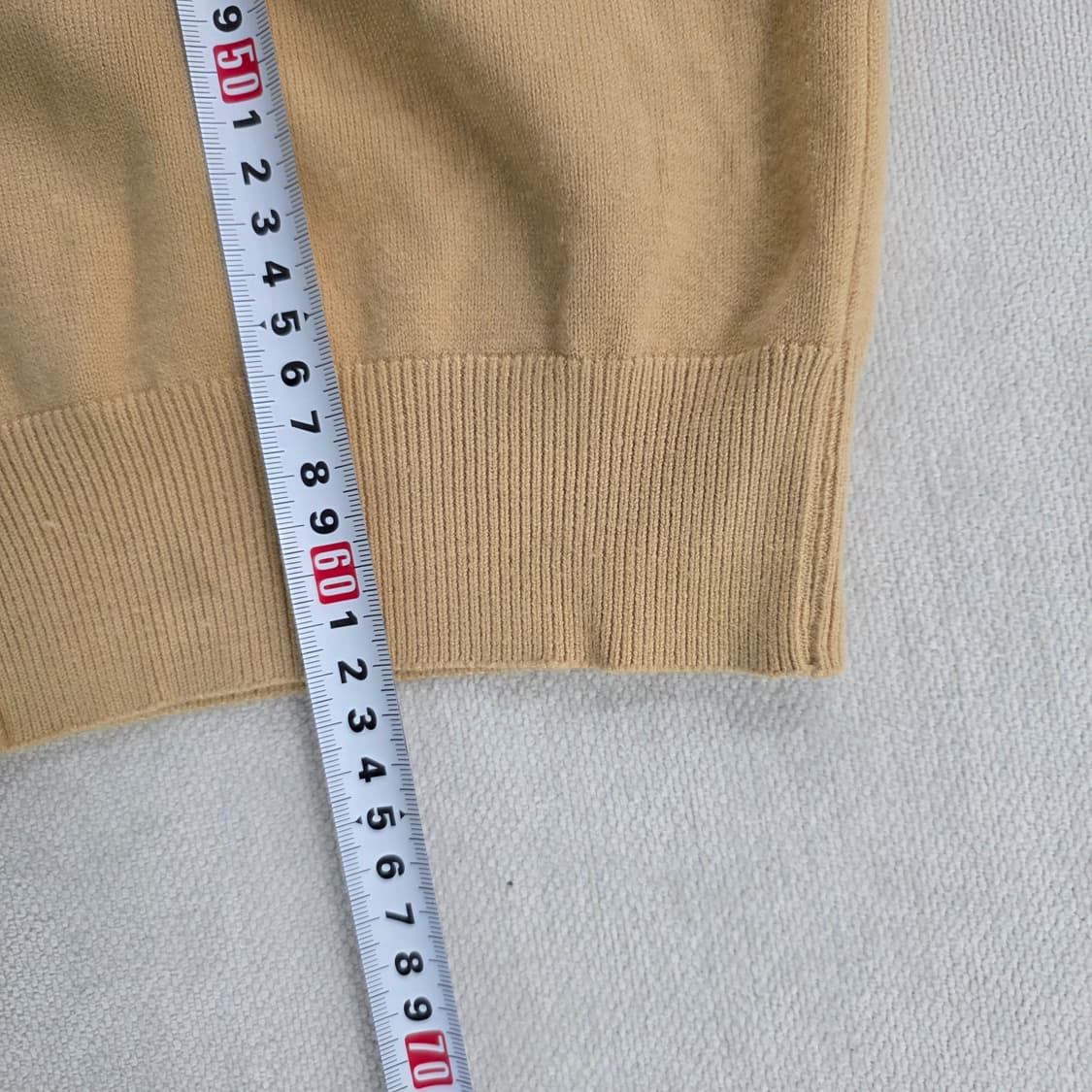 하트로고 브이넥 니트 가디건 0224J 상품이미지7