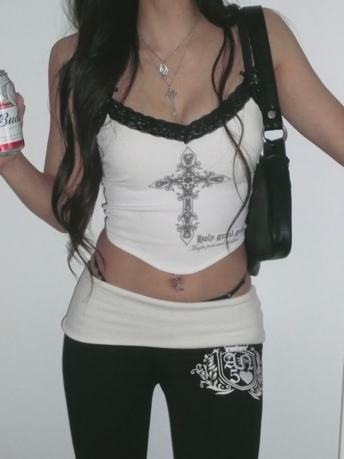 엔젤넘버파이브 부츠컷 폴디드 팬츠 상품이미지2