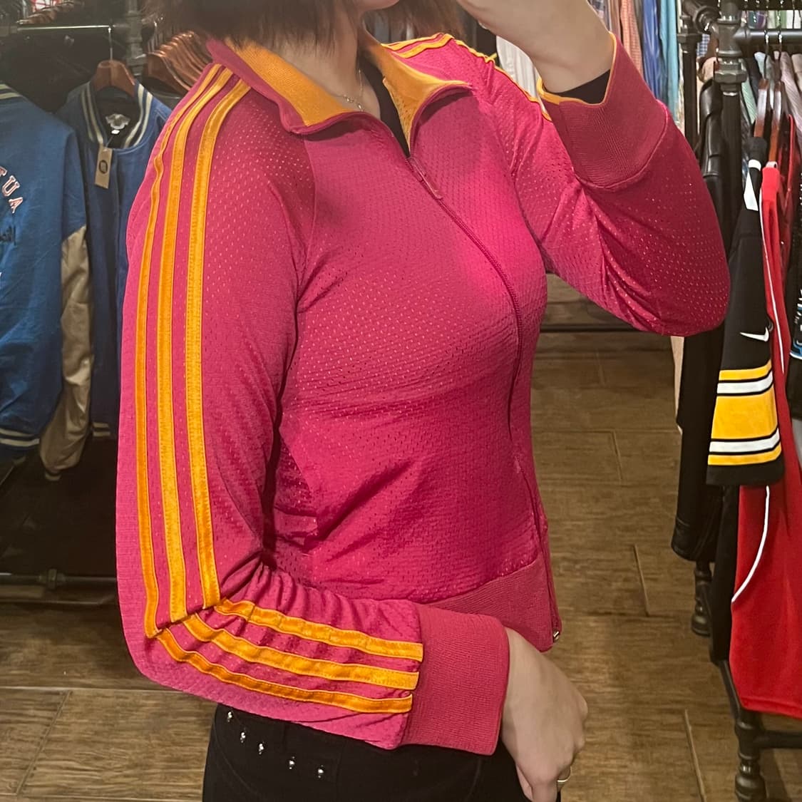 [HI] 아디다스 트레이닝 집업 핑크 상품이미지3