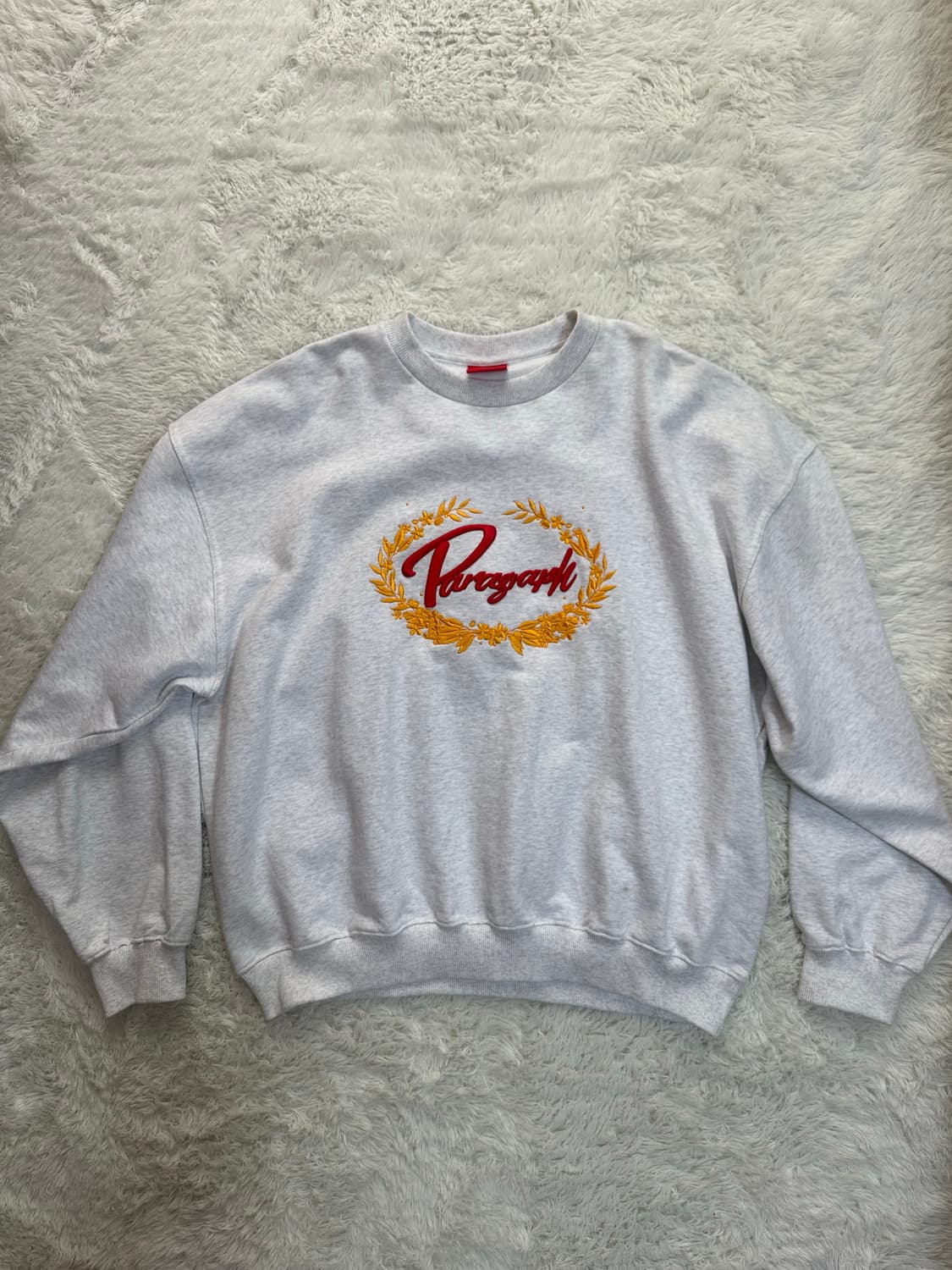 Paragraph P08 맨투맨 회색  상품이미지1