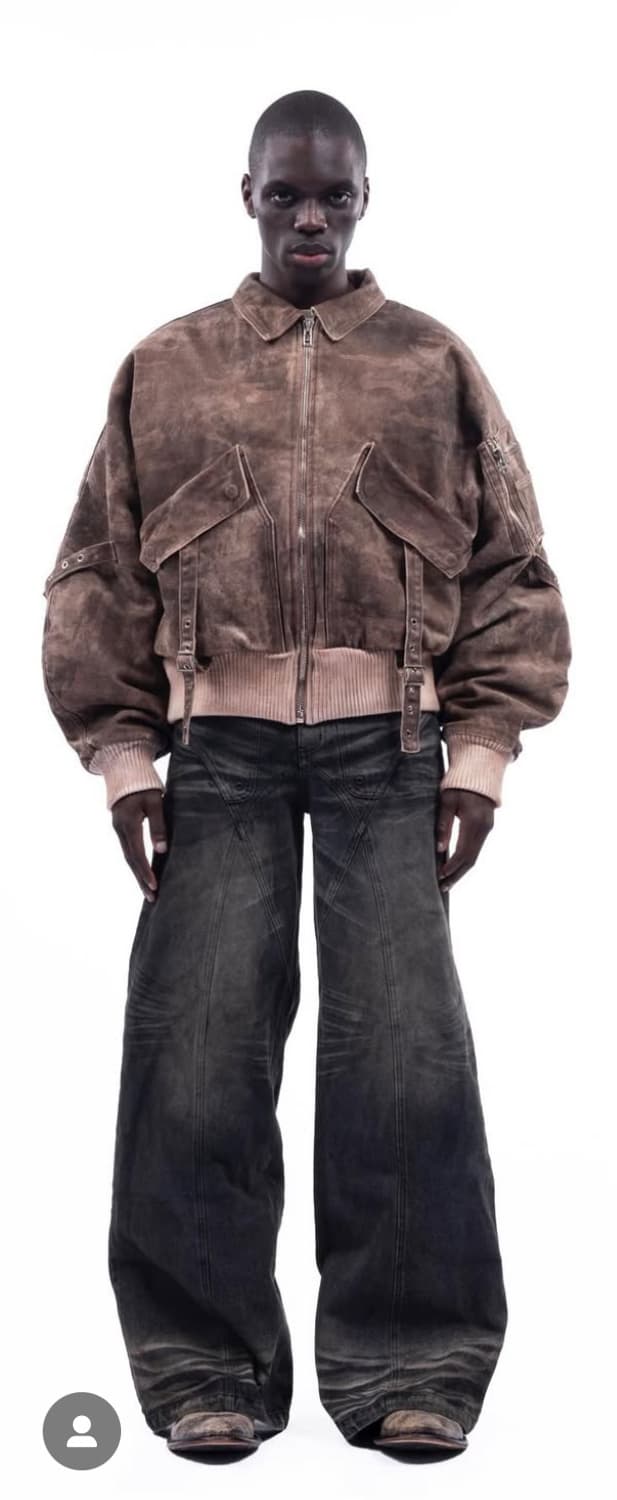 no/faith studios 선 페이디드 듄 배기 데님 M 상품이미지3